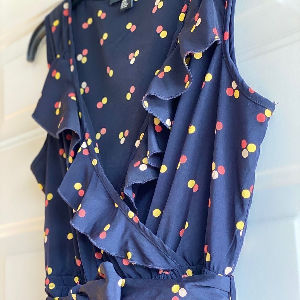 Forever 21 Ruffle Polka Dot Dress